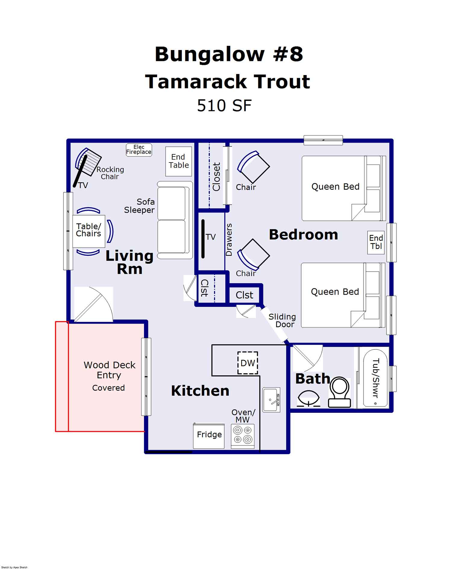 Tamarack Trout floor plan